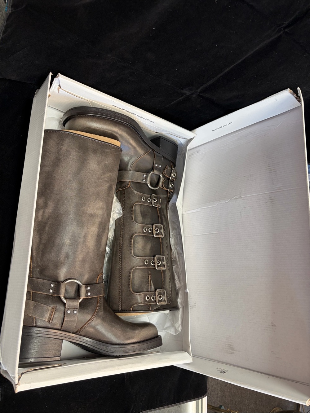 Steve Madden Rocky boots - Brown distressed leather Sz 8 (item 282)